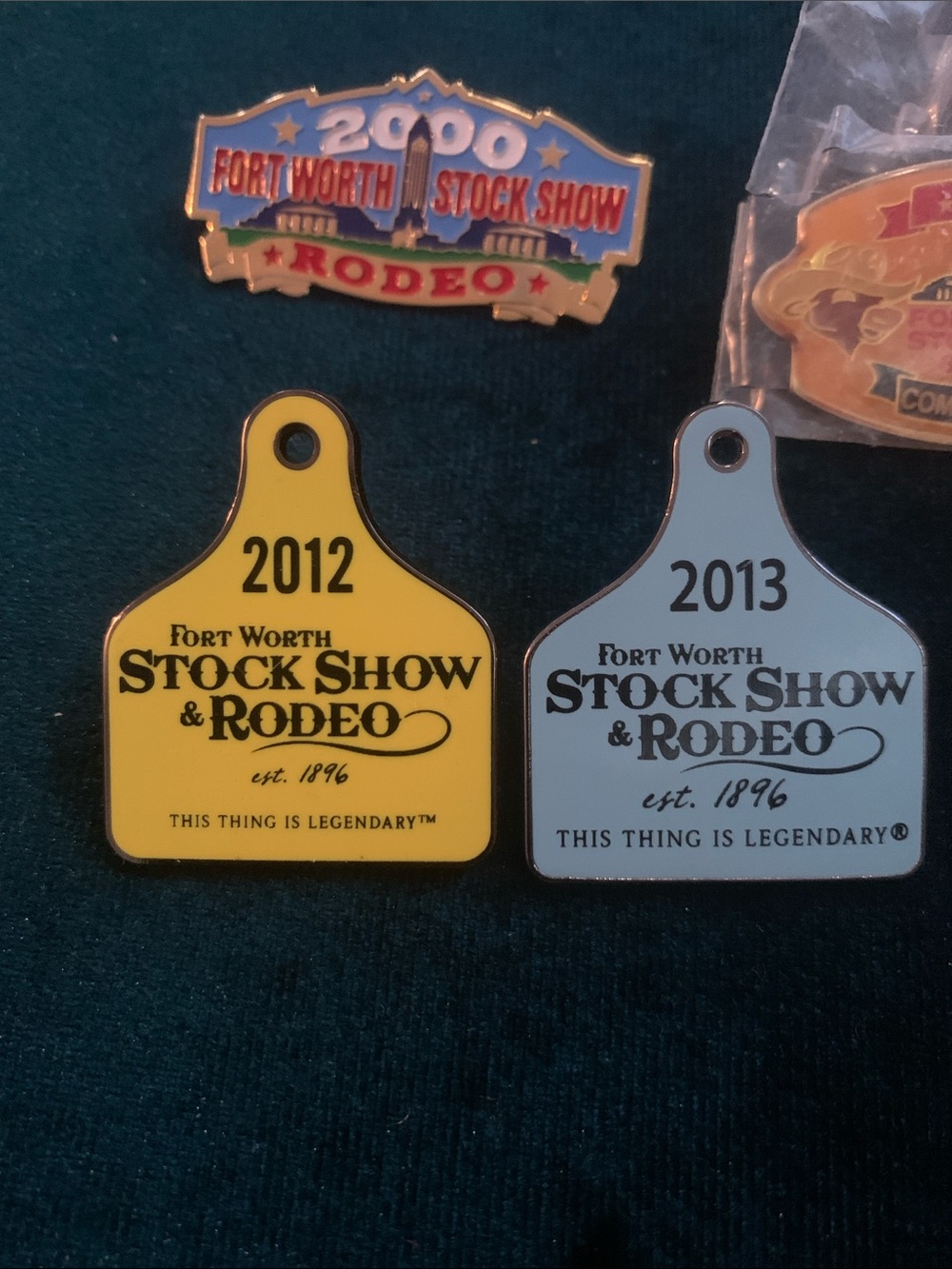 Collectible Fort Worth Stock Show & Rodeo Pin Set - Picture 2 of 5